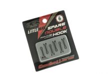 Evergreen Little Max Spare Double Hooks de ↪️ Anzuelos dobles para señuelos